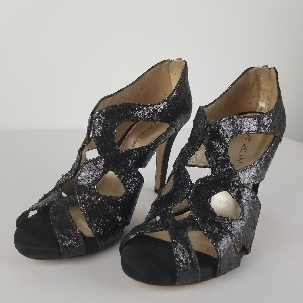 Antonio‎ Melani Black Slender Heel Size 8.5M